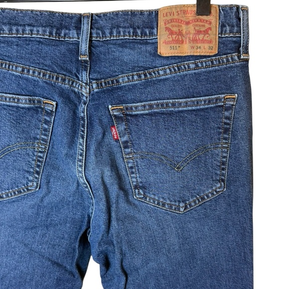 Levi’s Men’s Sz 34 x 32 511 Jeans Slim Fit - Picture 6 of 7